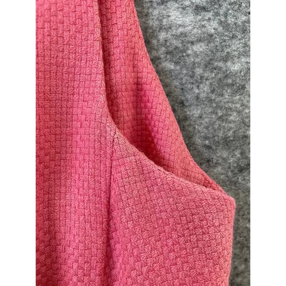 Tory Birch Dress Womens Size 0 Pink Linen Silk Cotton Blend Sleeveless - Picture 9 of 11